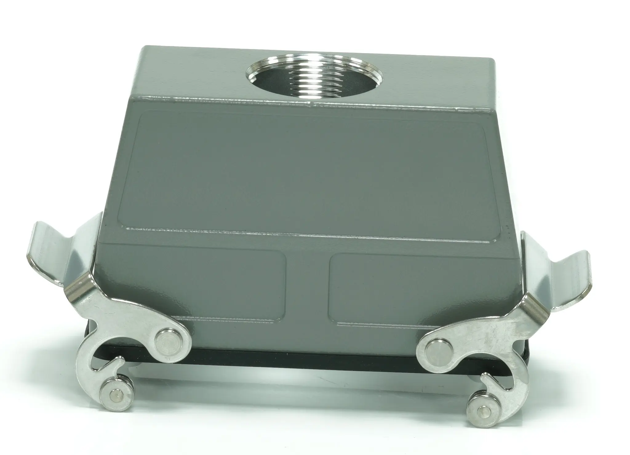 Produktfoto 1 von RS PRO RS-H24B Gehäuse für robusten Stromversorgungsstecker 2 Hebel 2, Kabel RS-H24B Kupplungsgehäuse, IP65