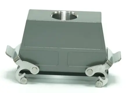 Produktfoto 1 von RS PRO RS-H24B Gehäuse für robusten Stromversorgungsstecker 2 Hebel 2, Kabel RS-H24B Kupplungsgehäuse, IP65