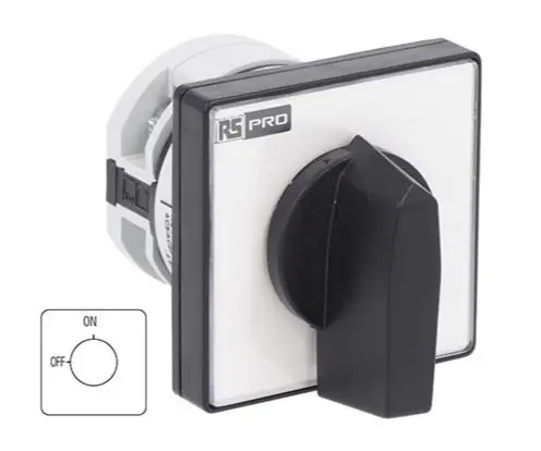 Produktfoto 1 von RS PRO Nockenschalter, 1-polig / 16A, 1 Schließer, 690 V, 1-phasig, 2-Stufen