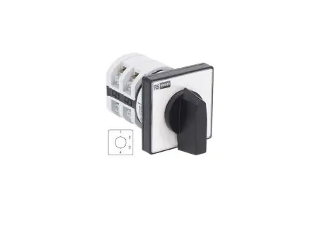 Produktfoto 1 von RS PRO RS PRO Nockenschalter 20 A, 1-phasig, 4-Stufen Drehen Schraube, 60 °-Wurfwinkel