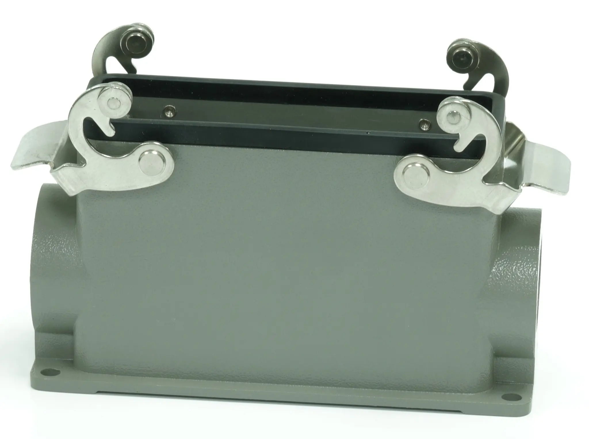 Produktfoto 1 von RS PRO RS-H24B Gehäuse für robusten Stromversorgungsstecker 2 Hebel 2, SMD RS-H24B Steckverbindergehäuse, IP65