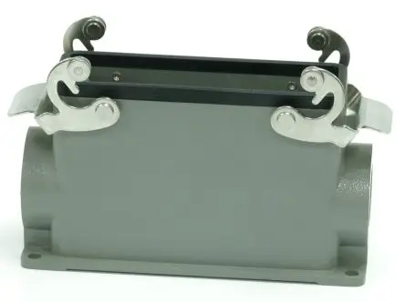 Produktfoto 1 von RS PRO RS-H24B Gehäuse für robusten Stromversorgungsstecker 2 Hebel 2, Oberfläche RS-H24B Steckverbindergehäuse, IP65