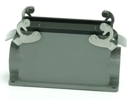 Produktfoto 1 von RS PRO RS-H24B Gehäuse für robusten Stromversorgungsstecker 2 Hebel 2, Oberfläche RS-H24B Steckverbindergehäuse, IP65