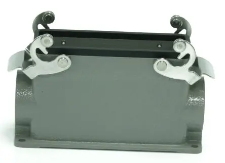 Produktfoto 1 von RS PRO RS-H24B Gehäuse für robusten Stromversorgungsstecker 2 Hebel 2, Oberfläche RS-H24B Steckverbindergehäuse, IP65