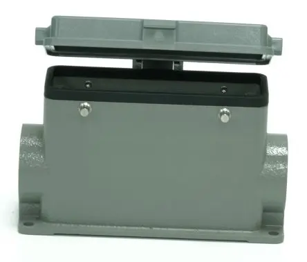 Produktfoto 1 von RS PRO RS-H24B Gehäuse für robusten Stromversorgungsstecker 4, Oberfläche Steckverbindergehäuse, IP65