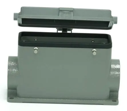 Produktfoto 1 von RS PRO RS-H24B Gehäuse für robusten Stromversorgungsstecker 4, Oberfläche Steckverbindergehäuse, IP65