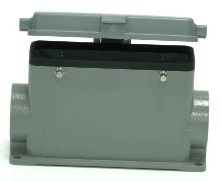 Produktfoto 1 von RS PRO RS-H24B Gehäuse für robusten Stromversorgungsstecker 4, Oberfläche RS-H24B Steckverbindergehäuse, IP65