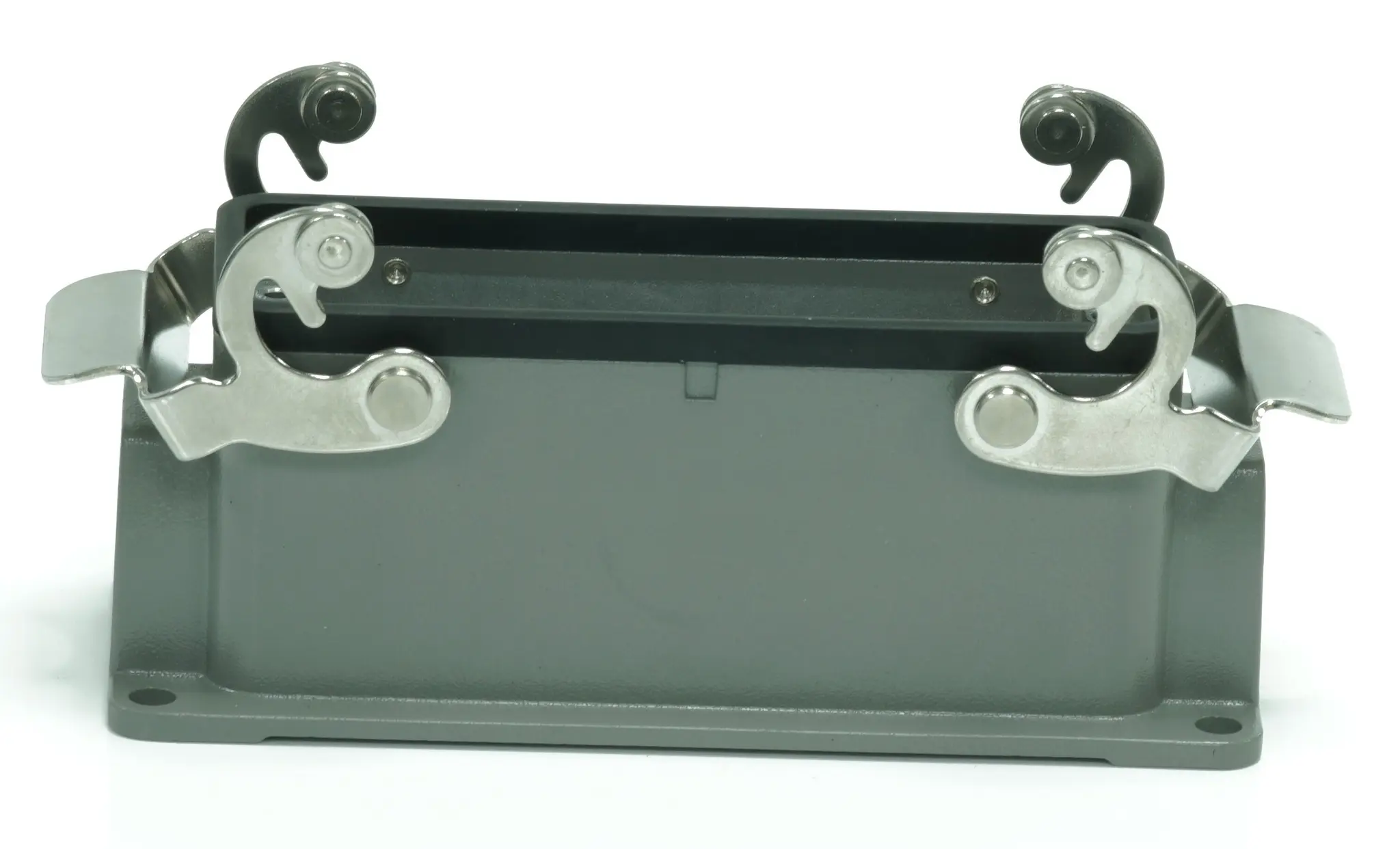 Produktfoto 1 von RS PRO RS-H24B Gehäuse für robusten Stromversorgungsstecker 2 Hebel 2, SMD Steckverbindergehäuse, IP65