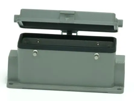 Produktfoto 1 von RS PRO RS-H24B Gehäuse für robusten Stromversorgungsstecker 4, Oberfläche Steckverbindergehäuse, IP65