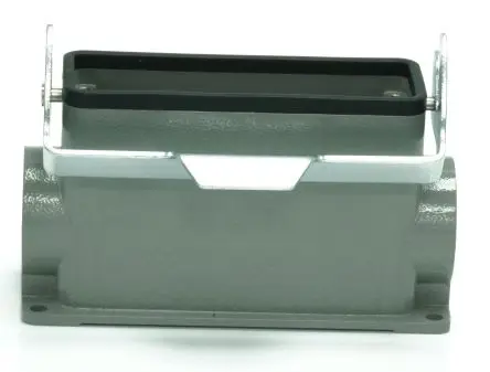 Produktfoto 1 von RS PRO RS-H24B Gehäuse für robusten Stromversorgungsstecker 1 Hebel 1, Oberfläche Steckverbindergehäuse, IP65
