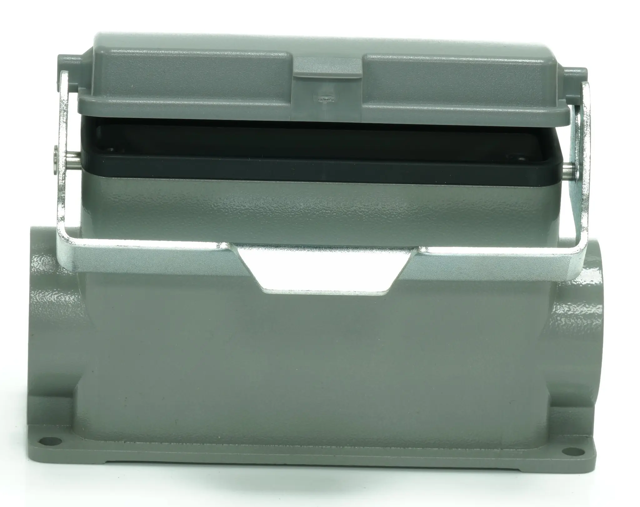 Produktfoto 1 von RS PRO RS-H24B Gehäuse für robusten Stromversorgungsstecker 1 Hebel 1, SMD Steckverbindergehäuse, IP65