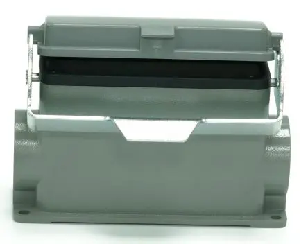Produktfoto 1 von RS PRO RS-H24B Gehäuse für robusten Stromversorgungsstecker 1 Hebel 1, Oberfläche Steckverbindergehäuse, IP65
