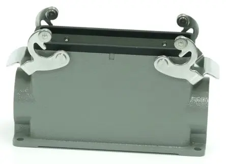 Produktfoto 1 von RS PRO RS-H24B Gehäuse für robusten Stromversorgungsstecker 2 Hebel 2, Oberfläche RS-H24B Steckverbindergehäuse, IP65