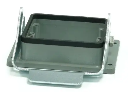 Produktfoto 1 von RS PRO RS-H32B Gehäuse für robusten Stromversorgungsstecker 1 Hebel 1, Schott RS-H32B Anbaugehäuse, IP65