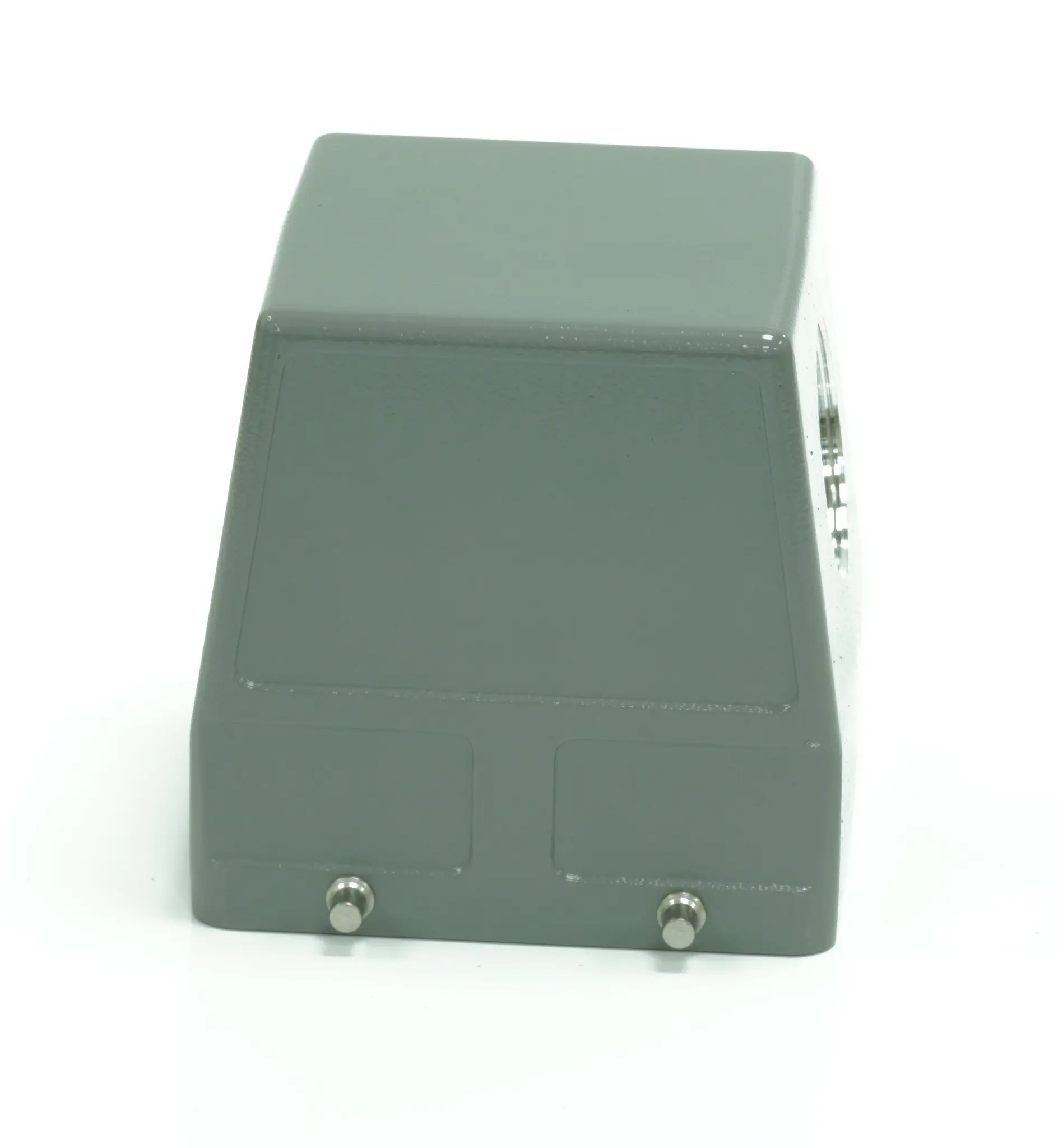 Produktfoto 1 von RS PRO RS-H32B Gehäuse für robusten Stromversorgungsstecker 4, Seitlich Steckverbinderkappe, IP65