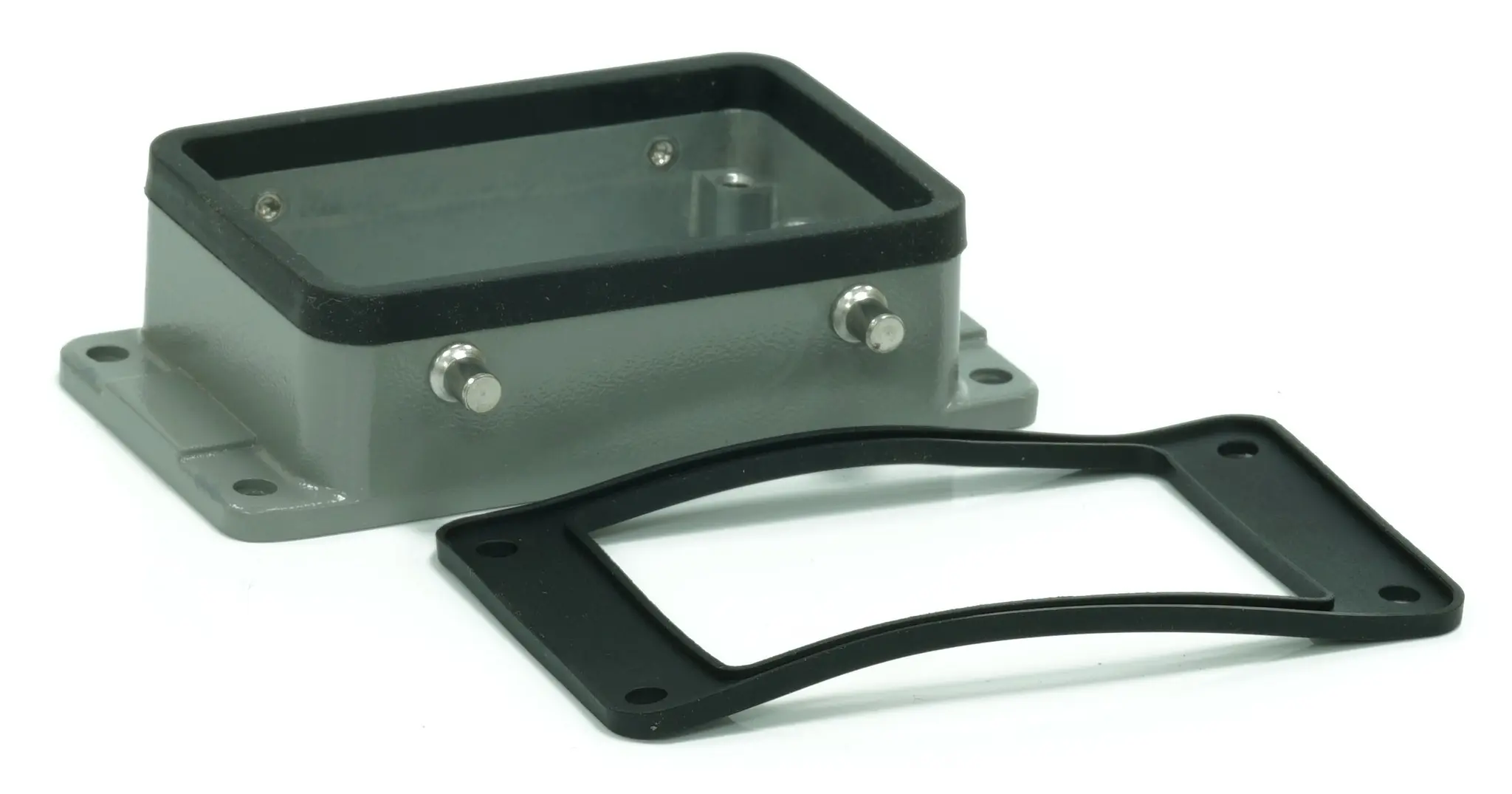 Produktfoto 1 von RS PRO RS-H32A Gehäuse für robusten Stromversorgungsstecker 4, Schott RS-H32A Anbaugehäuse, IP65