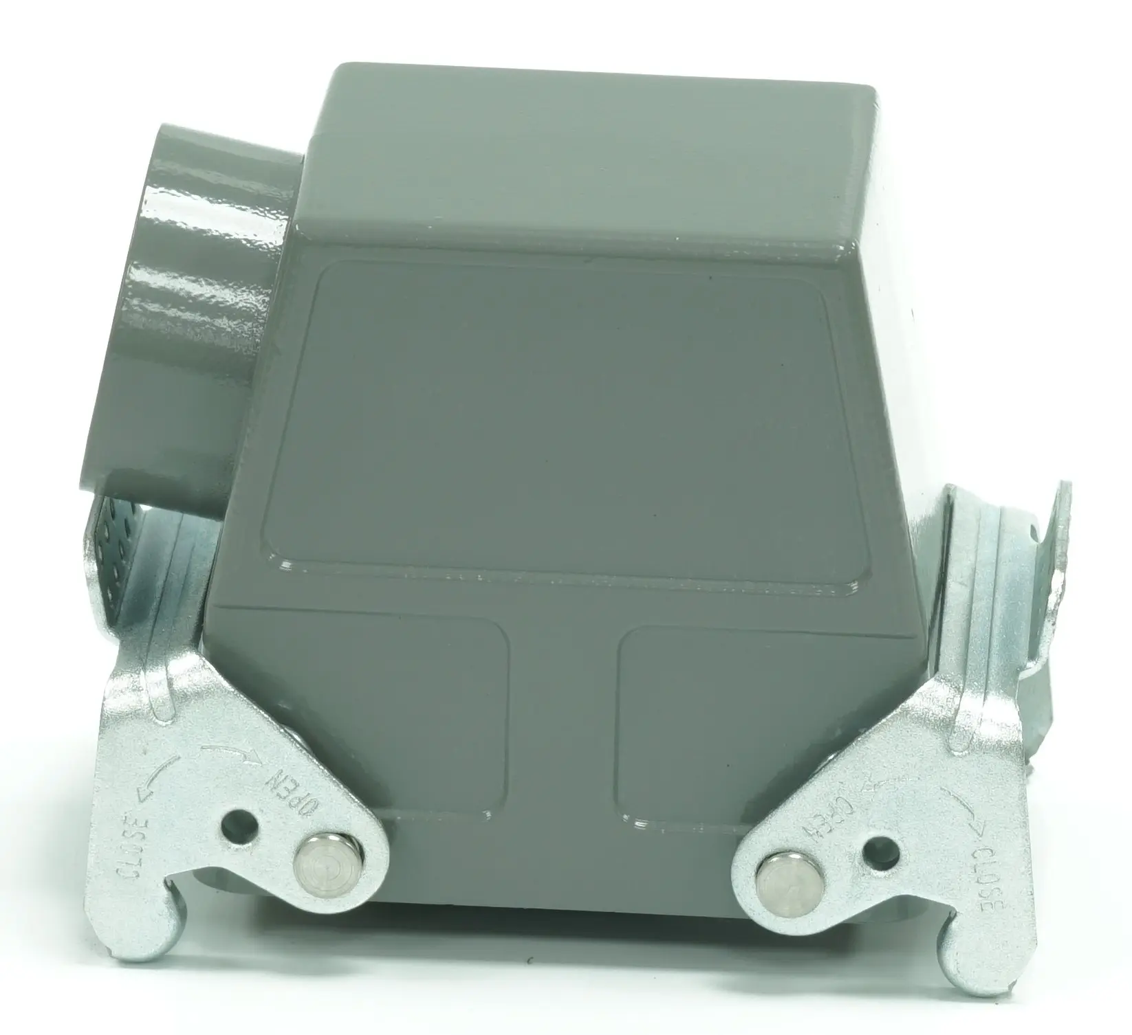Produktfoto 1 von RS PRO RS-H32A Gehäuse für robusten Stromversorgungsstecker 2 Hebel 2, Seitlich Steckverbinderkappe, IP65