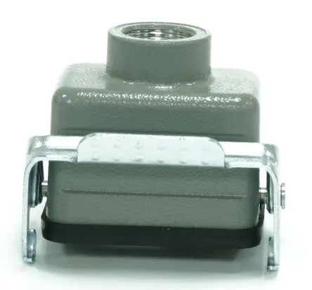 Produktfoto 1 von RS PRO RS-H6B Gehäuse für robusten Stromversorgungsstecker 1 Hebel 1, Kabel Kupplungsgehäuse, IP65