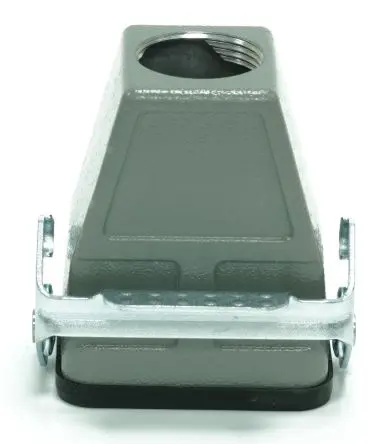 Produktfoto 1 von RS PRO RS-H6B Gehäuse für robusten Stromversorgungsstecker 1 Hebel 1, Kabel Kupplungsgehäuse, IP65