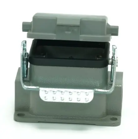 Produktfoto 1 von RS PRO RS-H6B Gehäuse für robusten Stromversorgungsstecker 1 Hebel 1, Oberfläche Steckverbindergehäuse, IP65