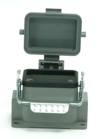 Produktfoto 1 von RS PRO RS-H6B Gehäuse für robusten Stromversorgungsstecker 1 Hebel 1, Oberfläche RS-H6B Steckverbindergehäuse, IP65