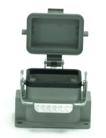 Produktfoto 1 von RS PRO RS-H6B Gehäuse für robusten Stromversorgungsstecker 1 Hebel 1, Oberfläche Steckverbindergehäuse, IP65