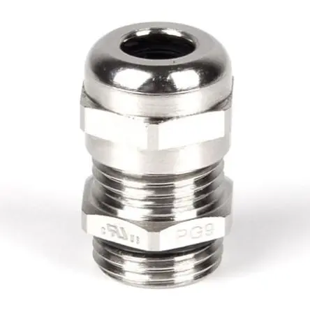 Produktfoto 1 von RS PRO RS PRO Kabelverschraubung, PG9 Messing Metallisch 4 mm/ 8 mm, IP68