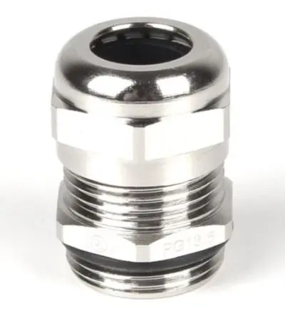 Produktfoto 1 von RS PRO RS PRO Kabelverschraubung, PG13.5 Messing Metallisch 6 mm/ 12 mm, IP68