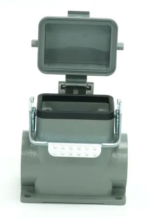 Produktfoto 1 von RS PRO RS-H6B Gehäuse für robusten Stromversorgungsstecker 1 Hebel 1, Oberfläche Steckverbindergehäuse, IP65
