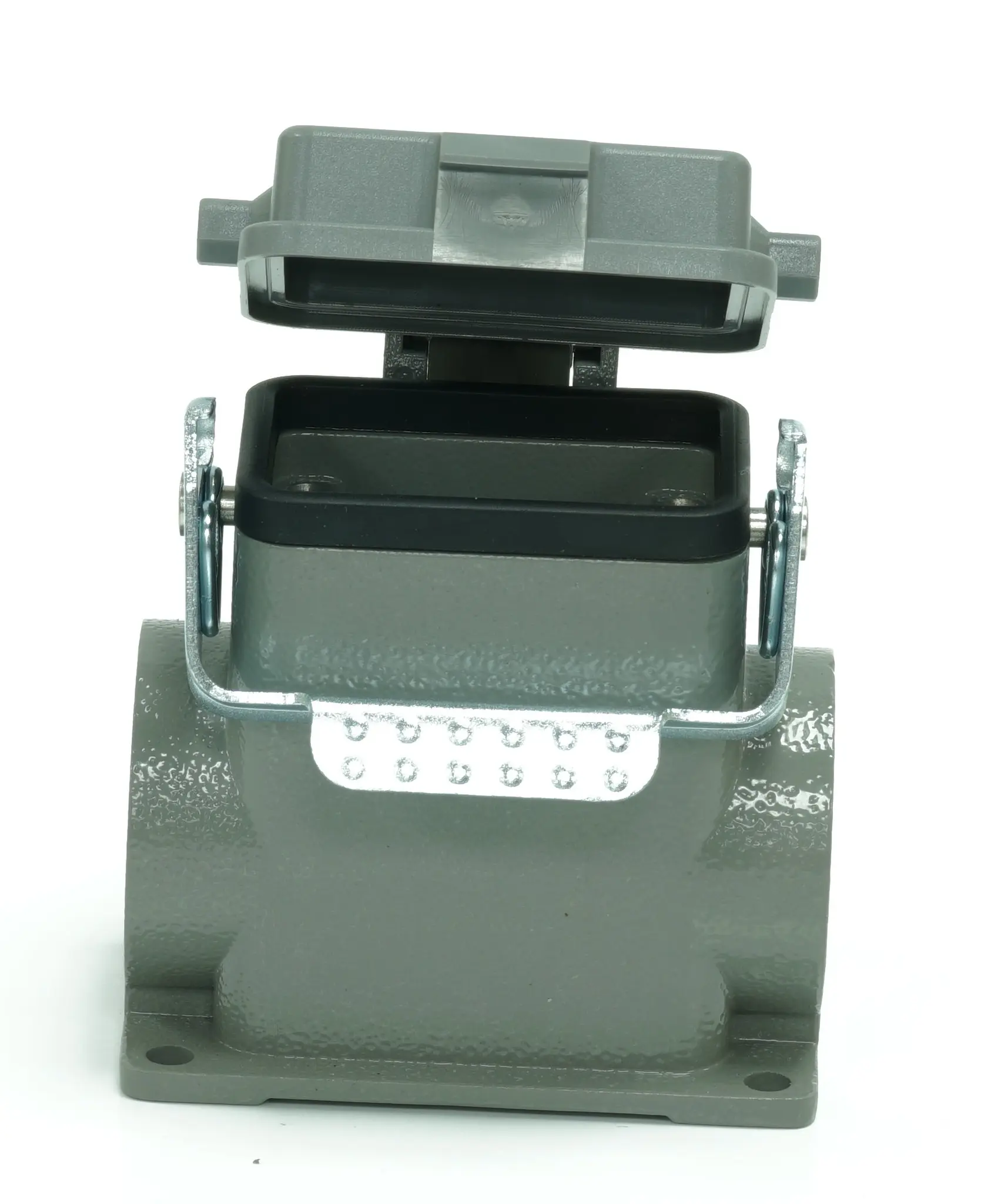 Produktfoto 1 von RS PRO RS-H6B Gehäuse für robusten Stromversorgungsstecker 1 Hebel 1, SMD Steckverbindergehäuse, IP65