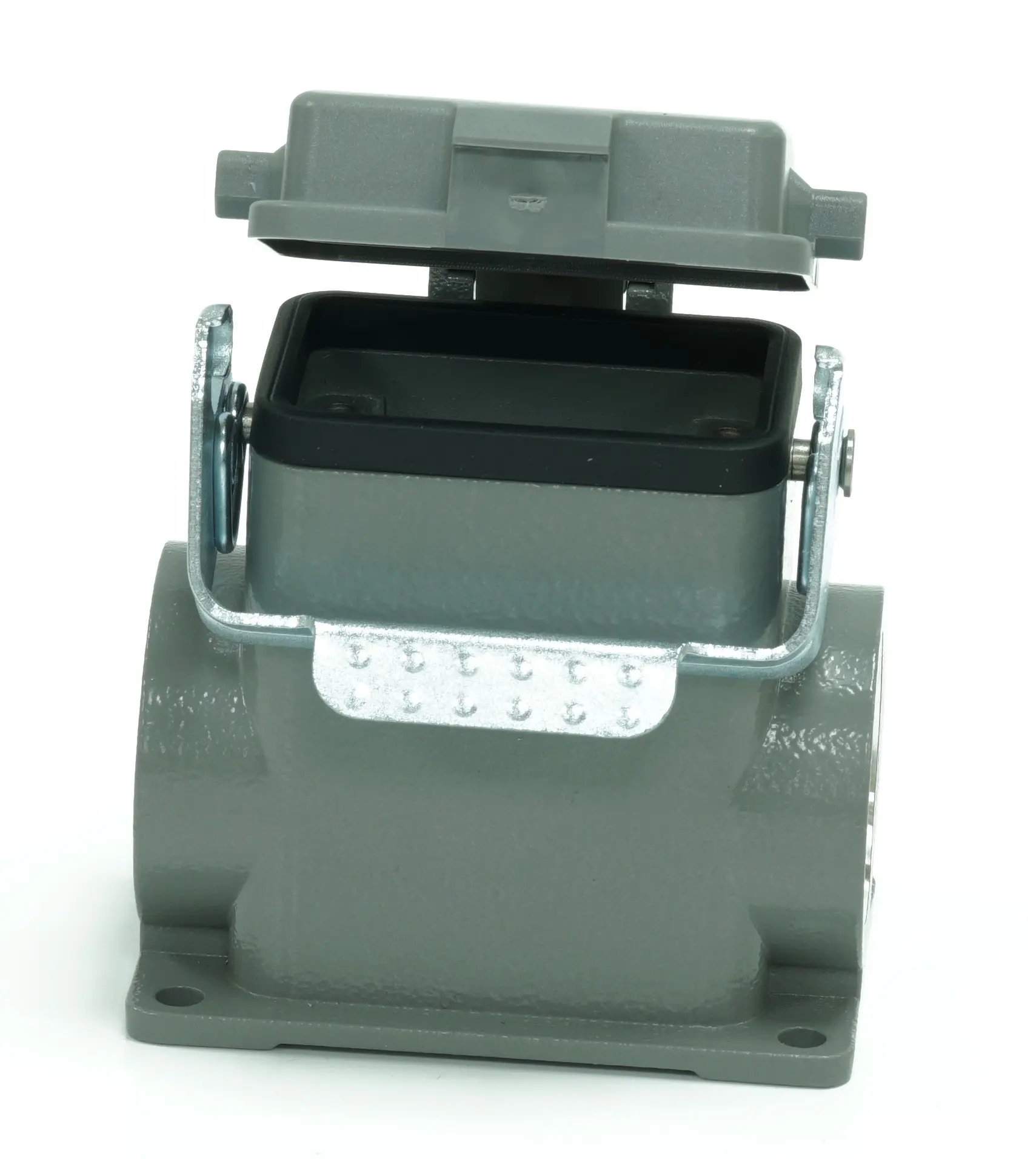 Produktfoto 1 von RS PRO RS-H6B Gehäuse für robusten Stromversorgungsstecker 1 Hebel 1, SMD Steckverbindergehäuse, IP65