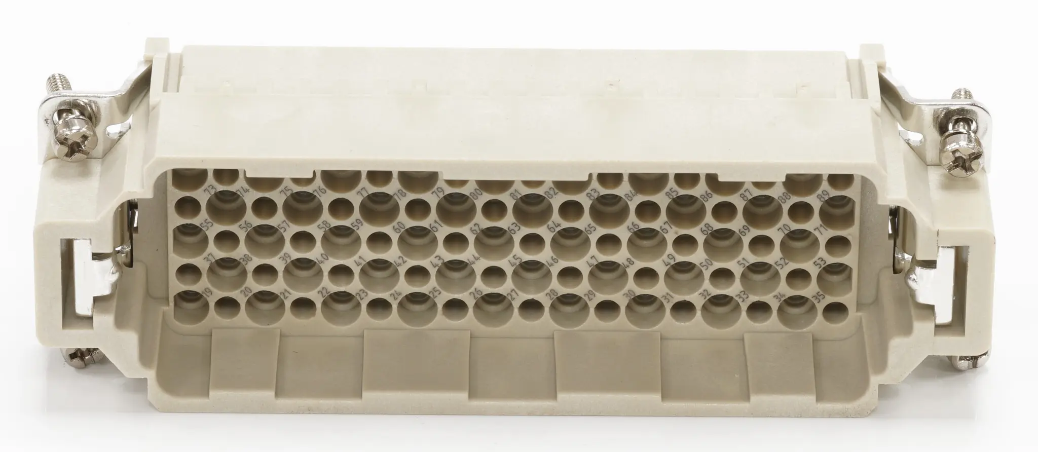 Produktfoto 1 von RS PRO Industrie-Steckverbinder Kontakteinsatz, 108-polig 10A Stecker, für Stromversorgungssteckverbinder in robuster