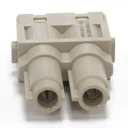 Produktfoto 1 von RS PRO RS-HMK70 Industrie-Steckverbinder Kontakteinsatz Buchse, 2-polig 70A, Steckverbindereinsatz,