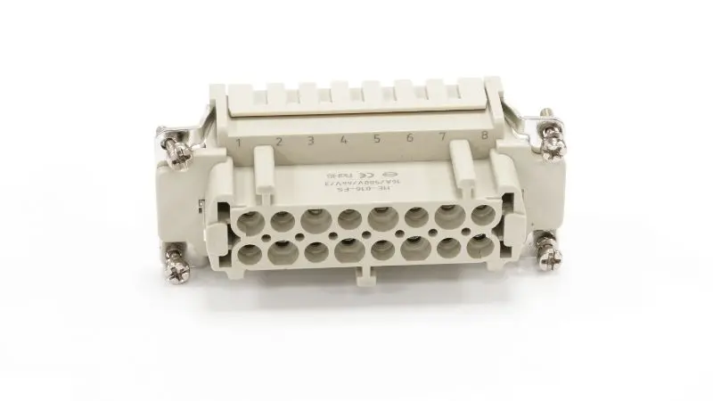 Produktfoto 1 von RS PRO Industrie-Steckverbinder Kontakteinsatz, 16-polig 16A Buchse, für Stromversorgungssteckverbinder in robuster