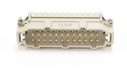 Produktfoto 1 von RS PRO RS-HE Industrie-Steckverbinder Kontakteinsatz Stecker, 24-polig 16A, Steckverbindereinsatz, Steckverbindereinsatz