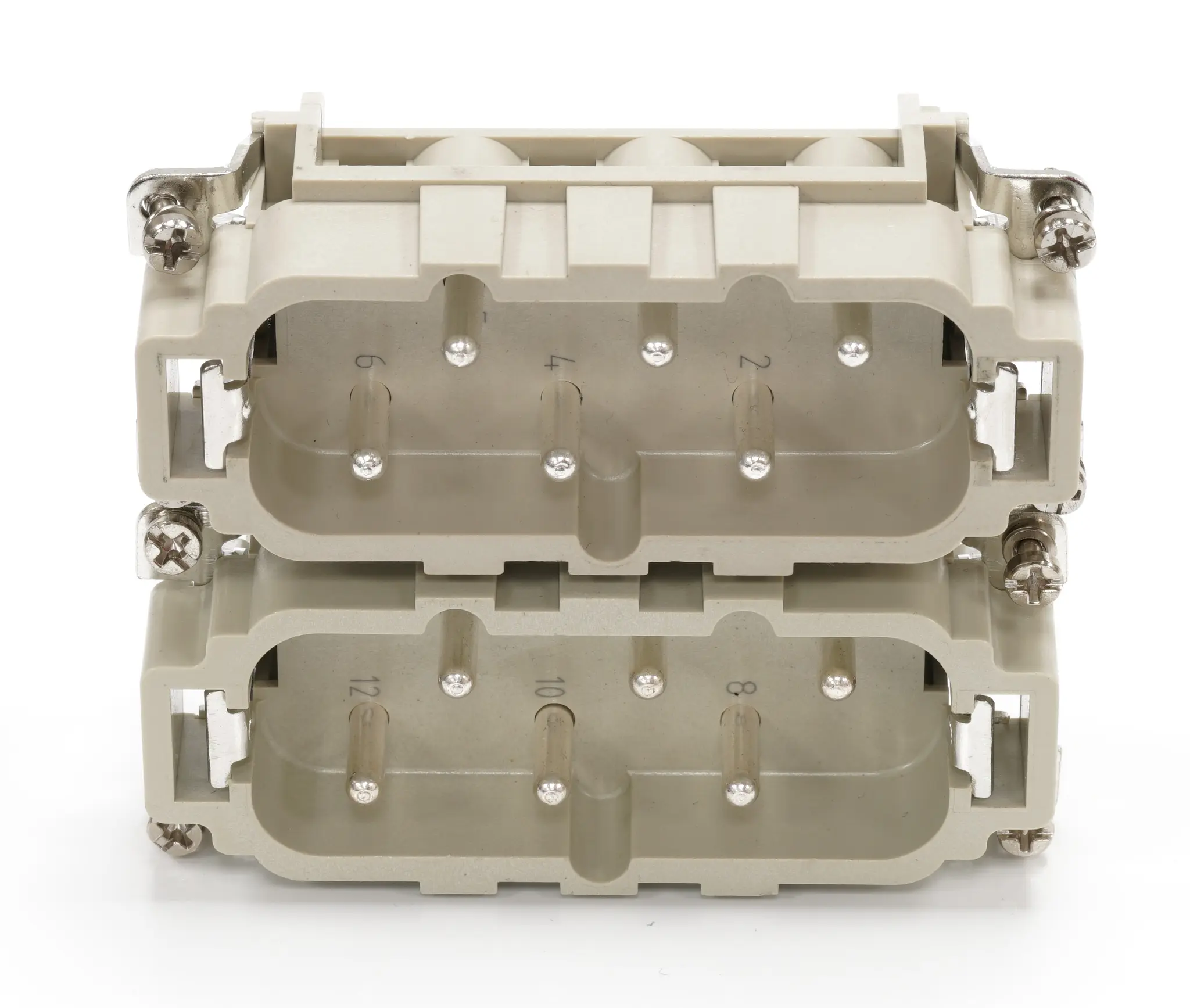 Produktfoto 1 von RS PRO Industrie-Steckverbinder Kontakteinsatz, 12-polig 35A Stecker, für Stromversorgungssteckverbinder in robuster