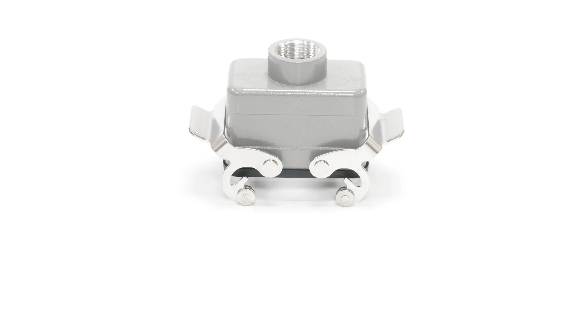 Produktfoto 1 von RS PRO H10B Gehäuse für robusten Stromversorgungsstecker 2 Hebel 2, Kabel Kupplungs-Haube, IP65