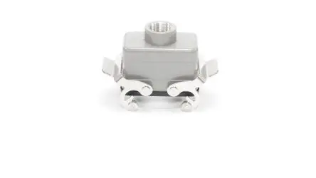 Produktfoto 1 von RS PRO H10B Gehäuse für robusten Stromversorgungsstecker 2 Hebel 2, Kabel Kupplungs-Haube, IP65