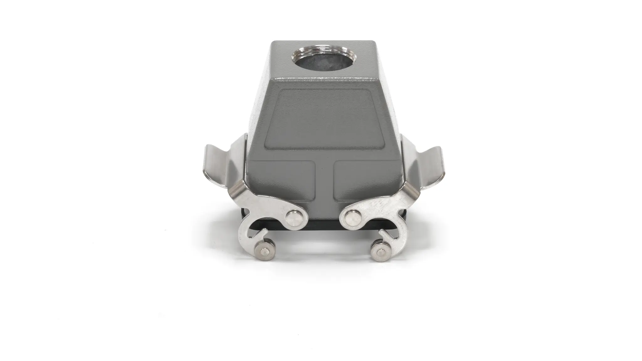 Produktfoto 1 von RS PRO H10B Gehäuse für robusten Stromversorgungsstecker 2 Hebel 2, Kabel Kupplungs-Haube, IP65