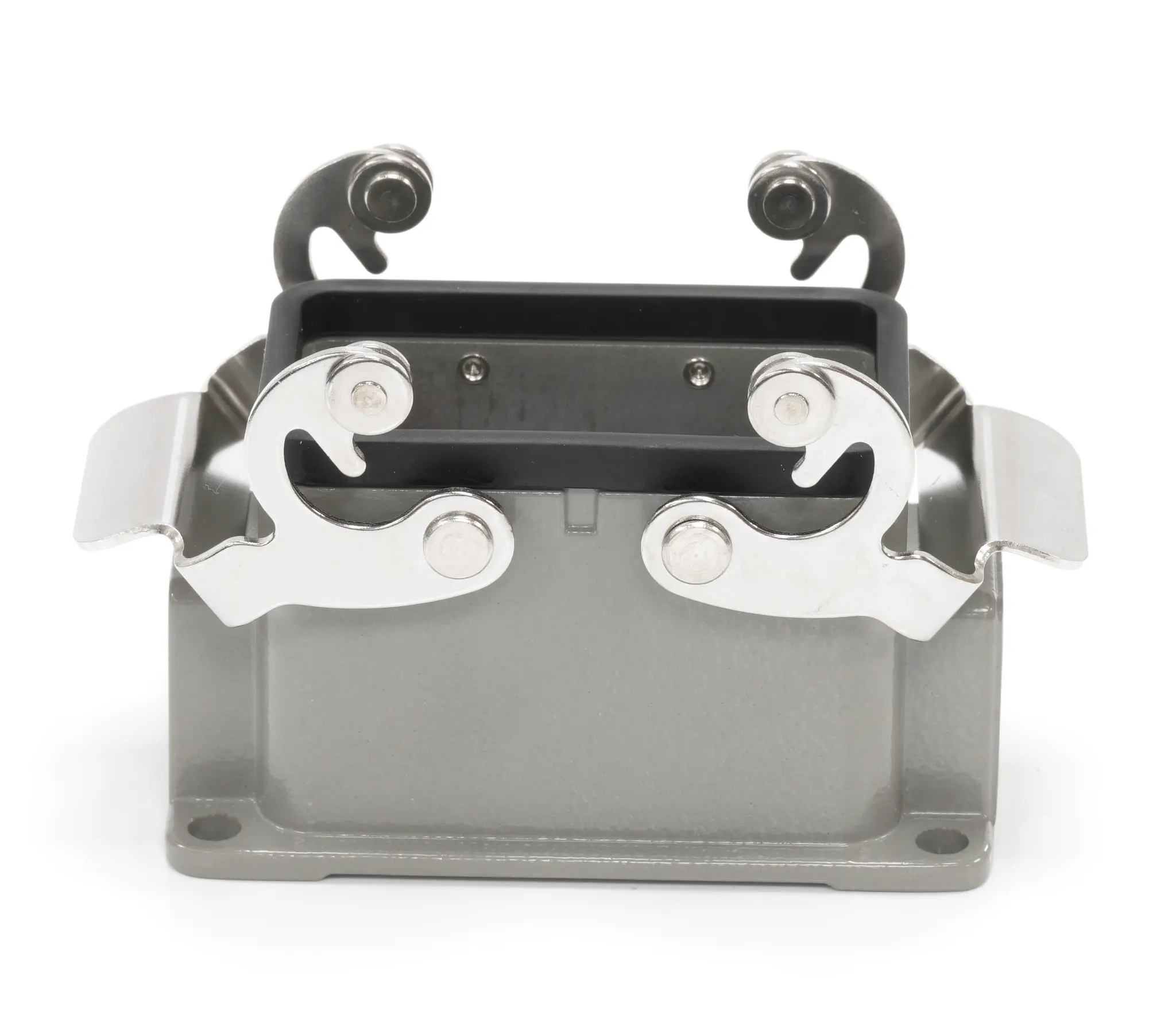 Produktfoto 1 von RS PRO RS-H10B Gehäuse für robusten Stromversorgungsstecker 2 Hebel 2, SMD RS-H10B Steckverbindergehäuse, IP65