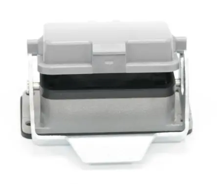 Produktfoto 1 von RS PRO H10A Kappe für robusten Stromversorgungsstecker 1 Hebel 1, Schott Anbaugehäuse, IP65