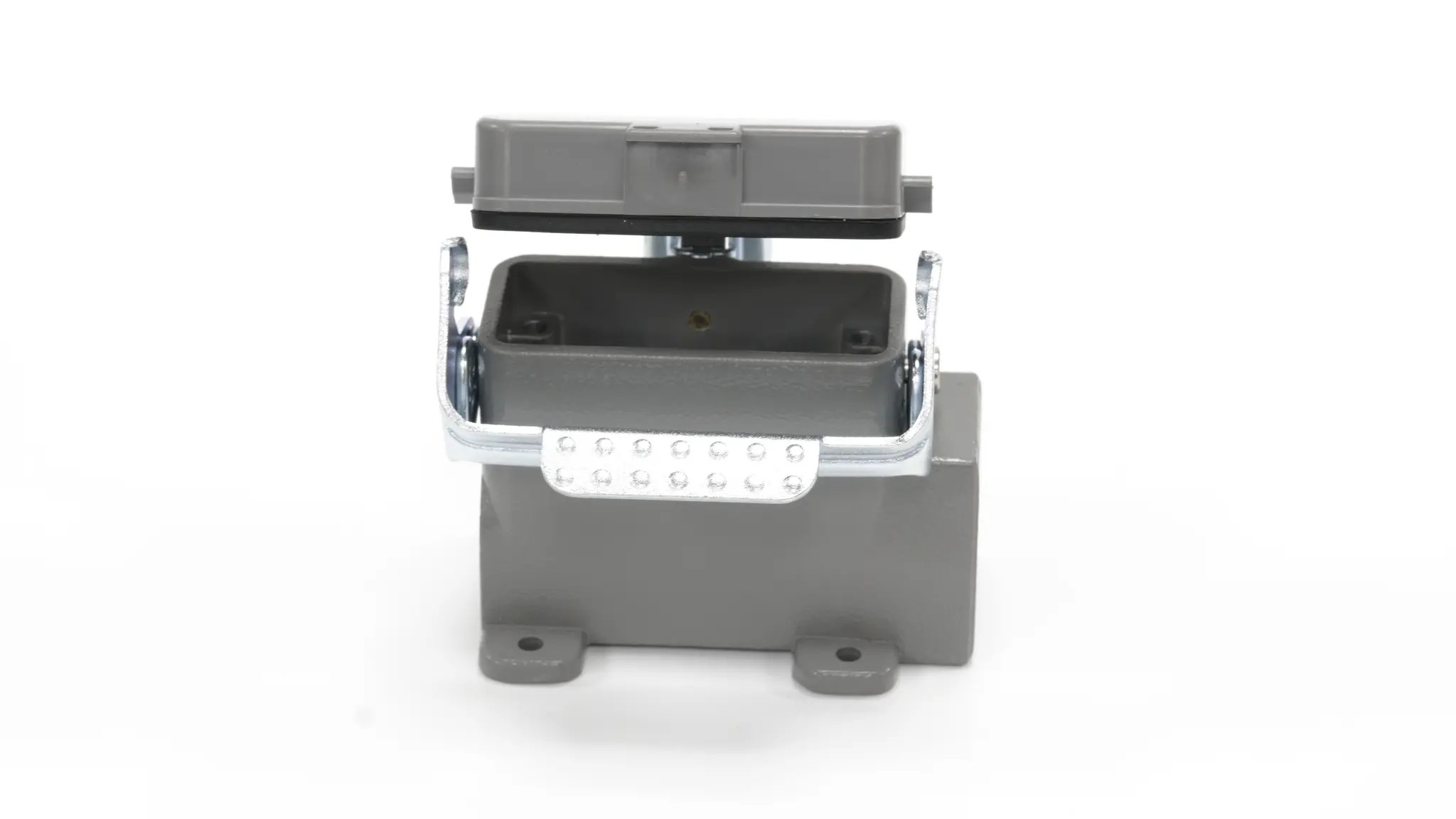 Produktfoto 1 von RS PRO RS-H10A Gehäuse für robusten Stromversorgungsstecker 1 Hebel 1, SMD RS-H10A Steckverbindergehäuse, IP65