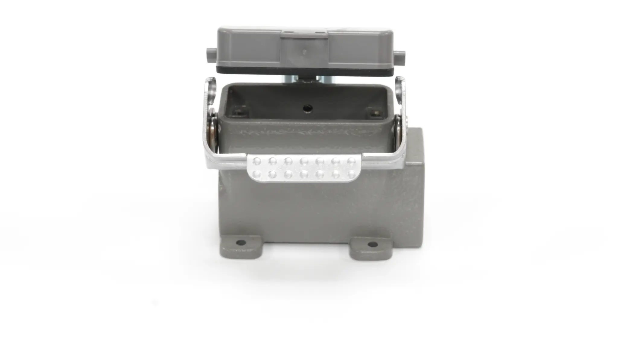 Produktfoto 1 von RS PRO H10A Gehäuse für robusten Stromversorgungsstecker 1 Hebel 1, SMD Steckverbindergehäuse, IP65