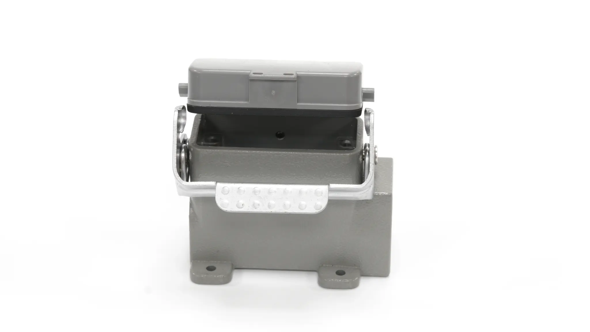 Produktfoto 1 von RS PRO H10A Gehäuse für robusten Stromversorgungsstecker 1 Hebel 1, SMD Steckverbindergehäuse, IP65