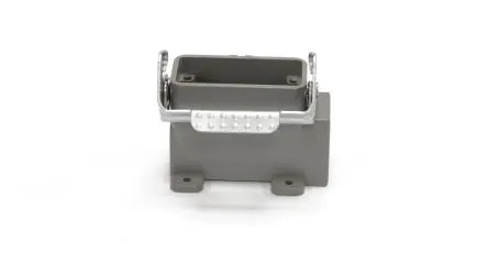 Produktfoto 1 von RS PRO H10A Gehäuse für robusten Stromversorgungsstecker 1 Hebel 1, Oberfläche Steckverbindergehäuse, IP65