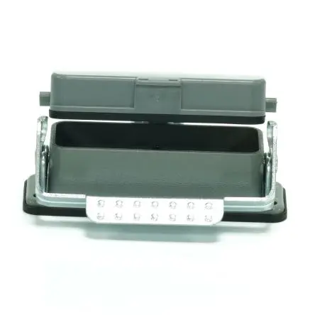 Produktfoto 1 von RS PRO RS-H16A Gehäuse für robusten Stromversorgungsstecker 1 Hebel 1, Schott RS-H16A Anbaugehäuse, IP65