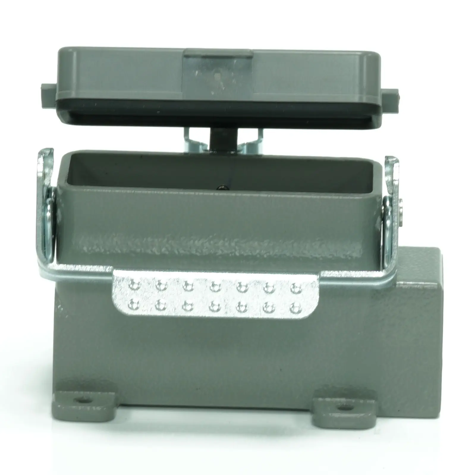 Produktfoto 1 von RS PRO RS-H16A Gehäuse für robusten Stromversorgungsstecker 1 Hebel 1, SMD RS-H16A Steckverbindergehäuse, IP65