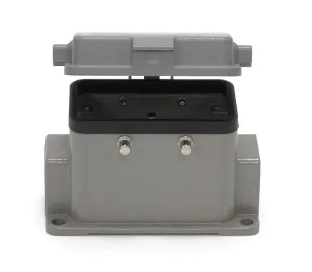 Produktfoto 1 von RS PRO H10B Gehäuse für robusten Stromversorgungsstecker 4, Oberfläche Steckverbindergehäuse, IP65