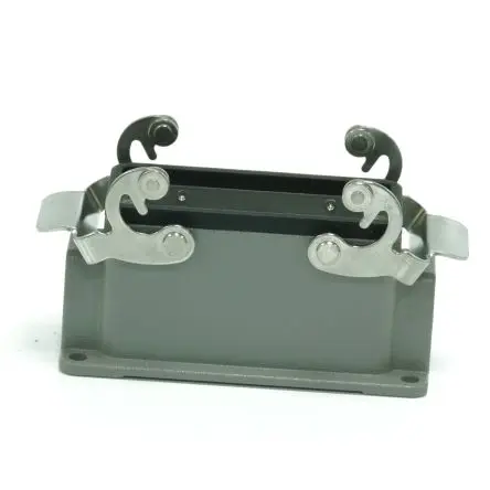 Produktfoto 1 von RS PRO RS-H16B Gehäuse für robusten Stromversorgungsstecker 2 Hebel 2, Oberfläche RS-H16B Steckverbindergehäuse, IP65
