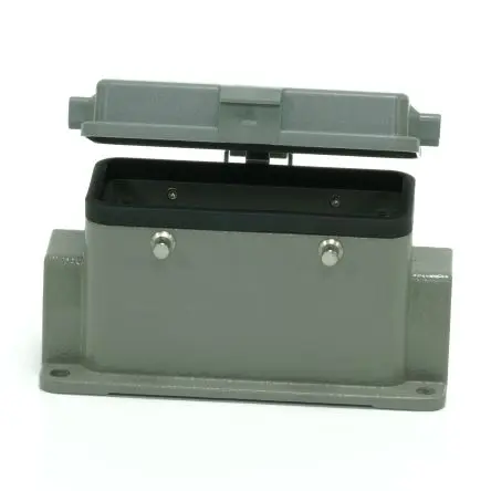 Produktfoto 1 von RS PRO RS-H16B Gehäuse für robusten Stromversorgungsstecker 4, Oberfläche Steckverbindergehäuse, IP65